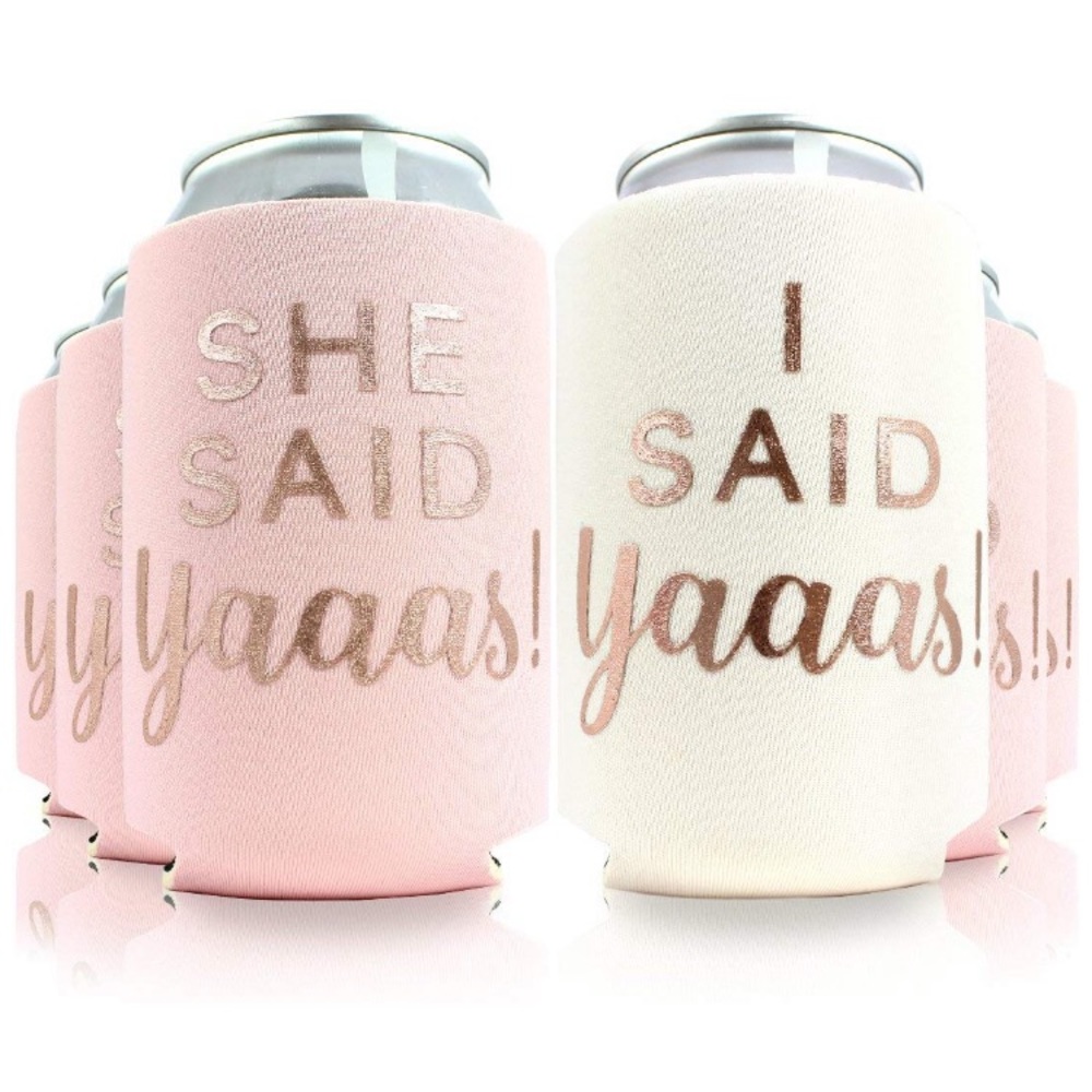 Bachelorette to bride koozies